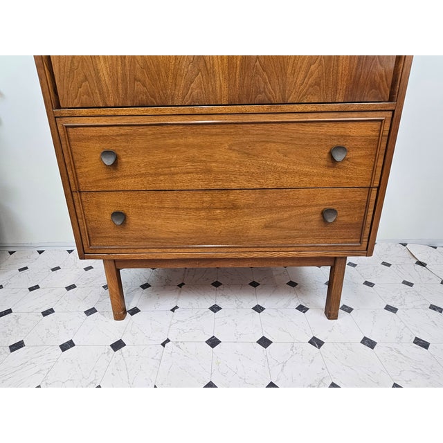 Mid 20th Century Mid Century Modern Highboy by Dixie For Sale - Image 5 of 12