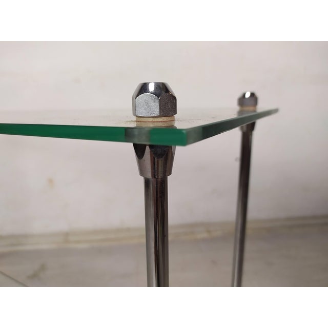 Vintage Chrome Console, 1970s For Sale - Image 10 of 12