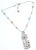 18k White Gold Diamond Color Stones Allegra Necklace by Bulgari. Part of Bulgari's Beautiful "Allegra" Collection....
