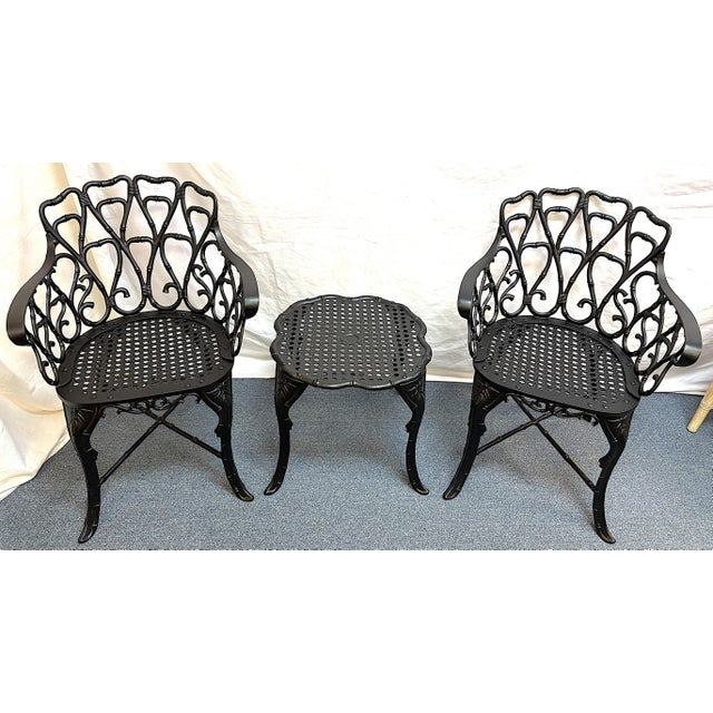 Love this set of Vintage of 'Barrycraft' style patio furniture from the mid 20th century. The three-piece set includes two...