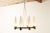 Metal Mid-Century Modern Brass Pendant Lamp with Opal Glass Shades, 1960s For Sale - Image 7 of 18