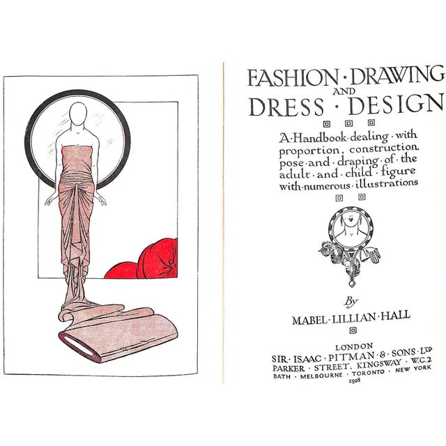 "Fashion Drawings & Dress Design" 1928 Hall, Mabel L. For Sale - Image 12 of 14