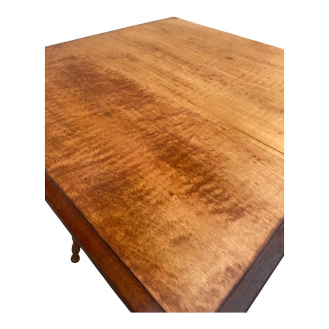 Antique American Maple Parlor & Accent Table, Early 1900s, Victorian Style For Sale - Image 10 of 15