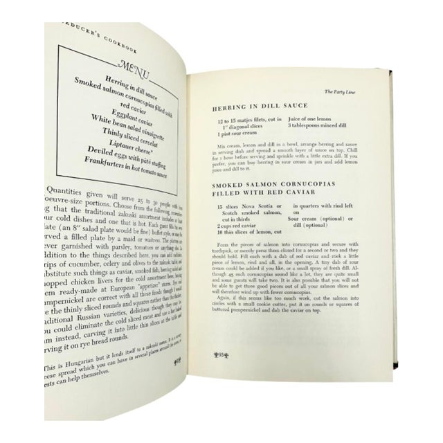White The Seducer's Cookbook by Mimi Sheraton 1962 First Edition For Sale - Image 8 of 12