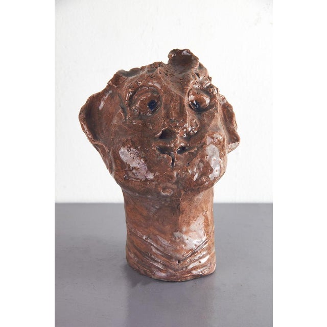 Adriano Tuninetto, Expressionist Sculpture of Demon, 1960s, Terracotta For Sale - Image 13 of 13