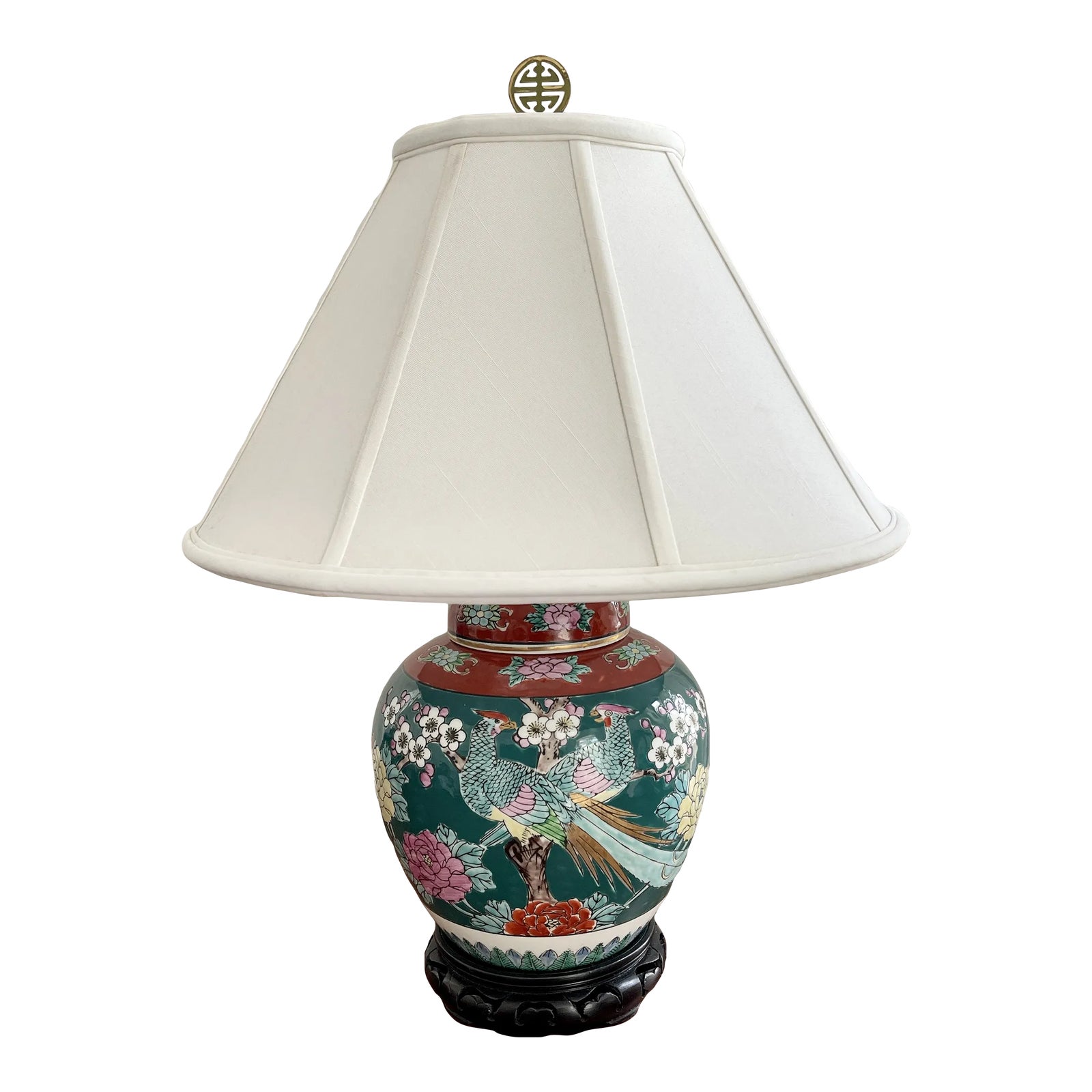 Vintage Imari Ginger Jar Table Lamp | Chairish