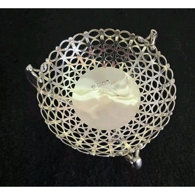 Antique Edwardian Sterling Silver Table Centre Dishes, 1906 For Sale - Image 3 of 13
