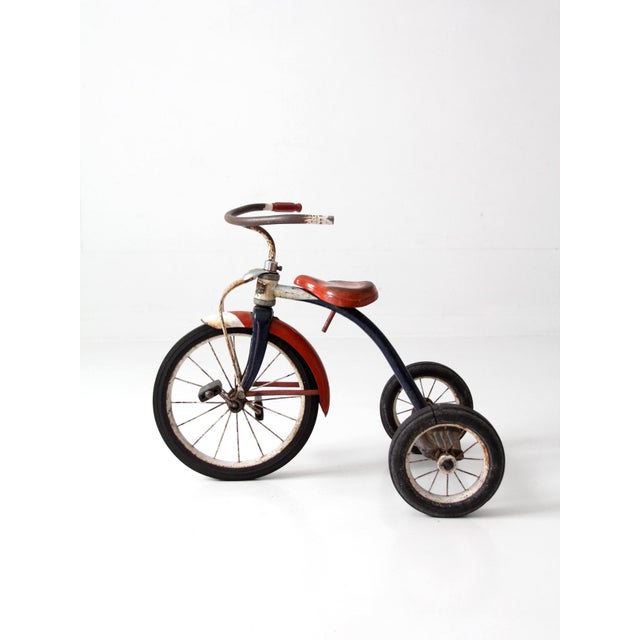Red 1950s Midwest Industries Americana Children's Tricycle For Sale - Image 8 of 17