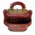 19th Century Traditional Chinese Red Lacquer and Gilt Gold Wooden Wedding Basket For Sale - Image 16 of 17