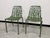 Contemporary Fast Forest Chairs in Forest Green Powder-Coated Aluminum, 2010s, Set of 2 For Sale - Image 3 of 12