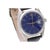 1970s Vintage Rolex Oysterdate Precision 6694 Blue Dial Steel 1977 Leather Strap Watch For Sale - Image 5 of 17