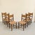 Mid-Century Modern Mid-Century Oak and Straw Chairs by Charlotte Perriand, France, 1960s, Set of 6 For Sale - Image 3 of 17