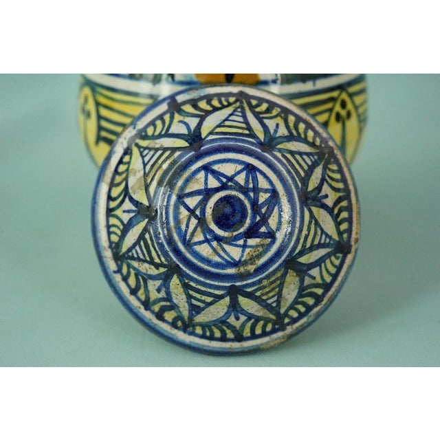 Majolica Ceramic Pharmacy Jar by the Mastro Giorgio Workshop of Gubbio, 1940s For Sale - Image 12 of 18