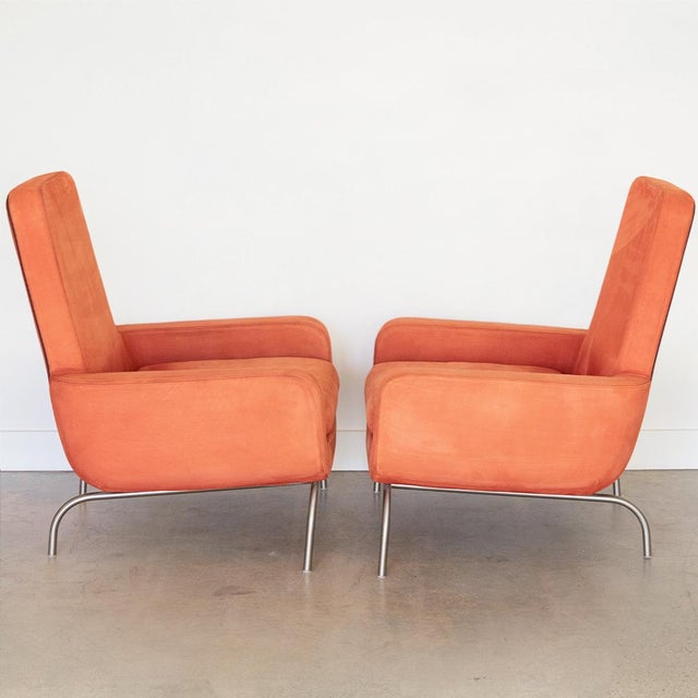 Minotti Pair of “Dubuffet” Armchairs by Rodolfo Dordoni for Minotti For Sale - Image 4 of 16