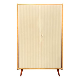 Mid-Century Birch Wardrobe, 1960s For Sale