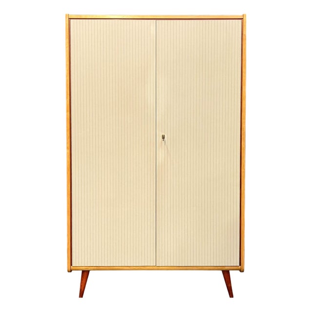 Mid-Century Birch Wardrobe, 1960s For Sale