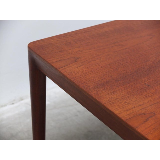 Wood Extendable Dining Table by Erik Riisager Hansen for Haslev, 1960s For Sale - Image 7 of 18