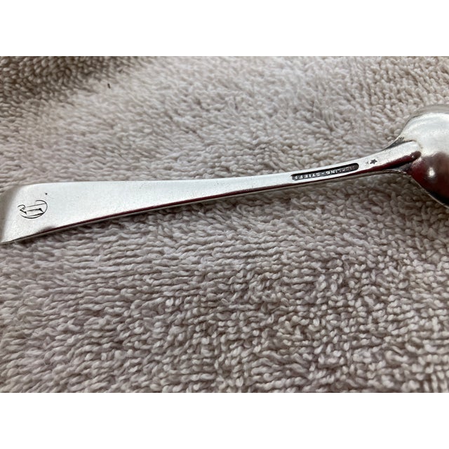 1980s 1980s American Classical Kirk Stieff Repousse Sterling Silver Teaspoon For Sale - Image 5 of 10