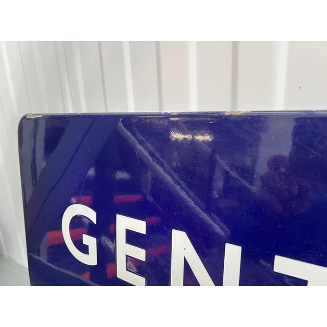 Vintage Enamel British Railways Gentlemans Sign, 1940s For Sale - Image 3 of 9