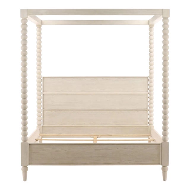 White Ball Poster King Bed Frame For Sale