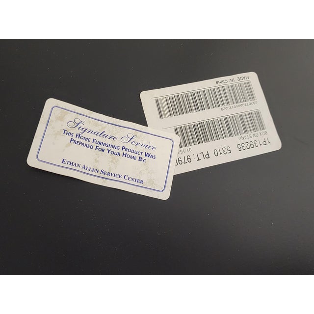 Ethan Allen Chinoiserie Style Lift Top Side Tables - A Pair For Sale - Image 15 of 16