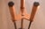 Metal Mid Century Modern Copper & Cast Iron Fireplace Tool Set For Sale - Image 7 of 13