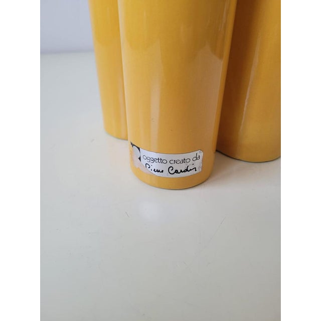 Mid-Century Modern Quadrifoglio Vase by Pierre Cardin, Italy, 1970s For Sale - Image 3 of 11