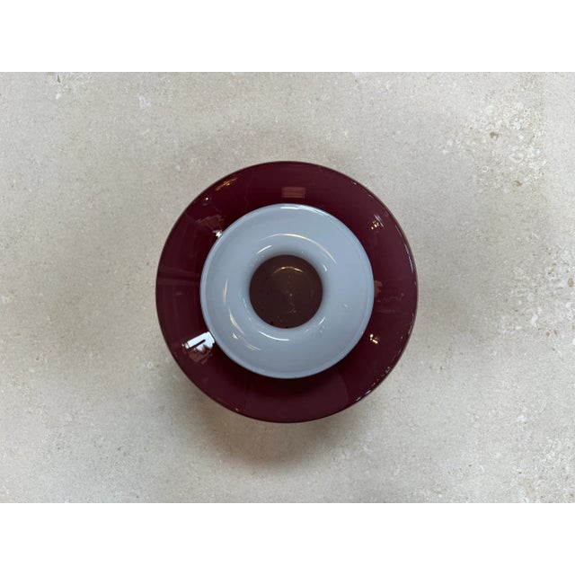 1980s Mid-Century Italian Decorative Murano Vase, 1980s For Sale - Image 5 of 6