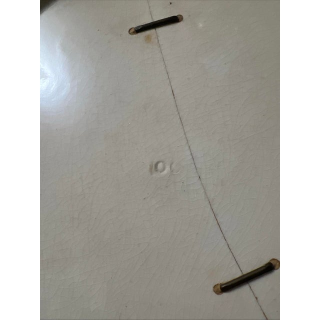 Early 19th Century A Fine Pair of Antique Royal Crown Derby Plates, With Staple Repairs, Circa 1820's For Sale - Image 5 of 12