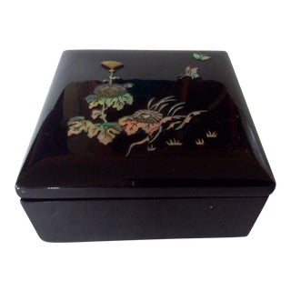 Japanese Lacquer Box For Sale