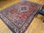 Vintage Persian Bakhtiari Rug, Handwoven Wool, Medallion Floral Pattern, Brick Red & Ivory, 7x11 For Sale - Image 4 of 15