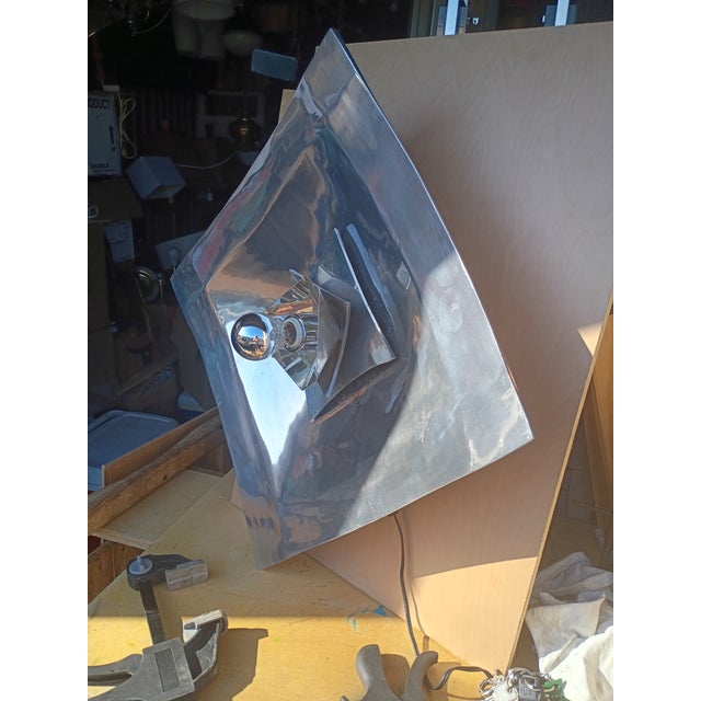 Custom Made Wall /Ceiling Light Space Age Geometric For Sale In San Diego - Image 6 of 8