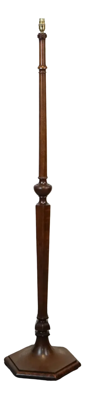 Hexagonal Base Standing Lamp from Heals, 1930s