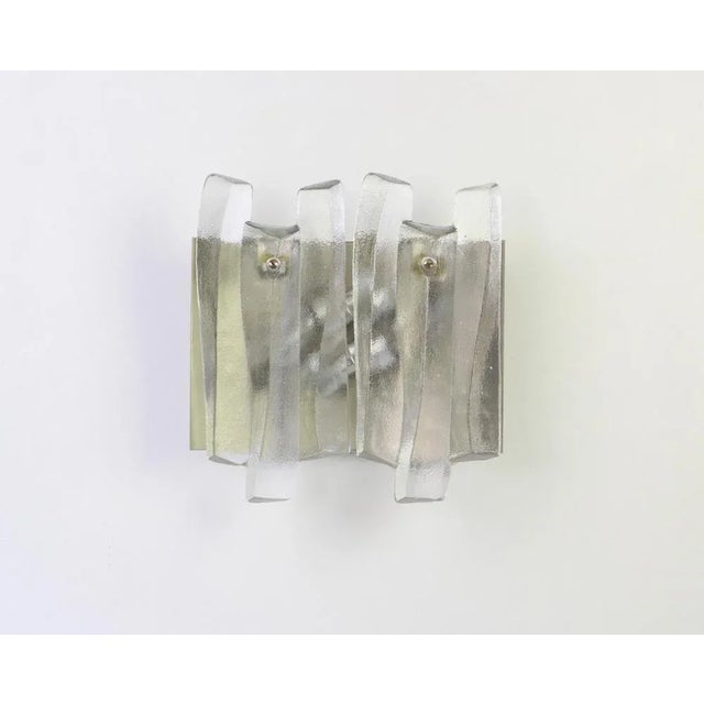 Large Murano Glass Sconces from Kalmar, Austria, 1960s, Set of 2 For Sale - Image 3 of 6