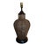Large Vintage Handwoven Rattan and Cane Urn Form Table Lamp For Sale - Image 4 of 11