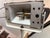 Metal Vintage Electrix Industrial Gooseneck Task Lamp – Off White Metal For Sale - Image 7 of 11