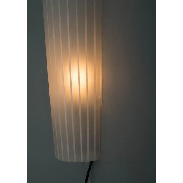 Glass Wall Lamp, Europe, 1970s For Sale - Image 9 of 11