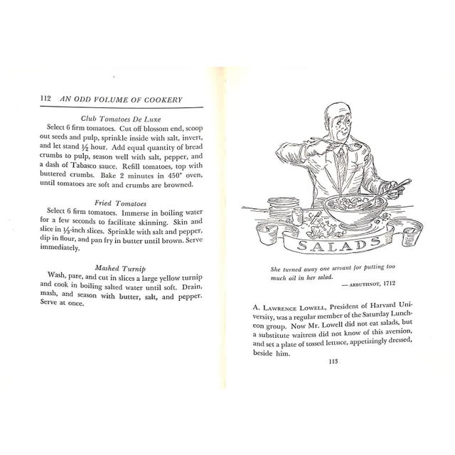 "An Odd Volume of Cookery" 1949 Morrisey, Louise Lane and Sweeney, Marion Lane For Sale - Image 4 of 11