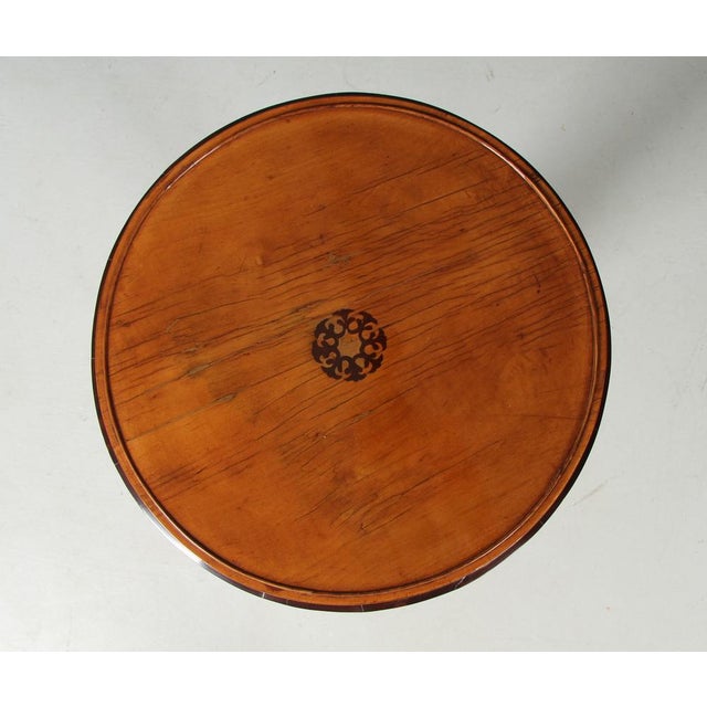 Early 19th Century Biedermeier Side Table, 1830s For Sale - Image 5 of 12