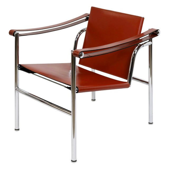 Silver Vintage LC1 Armchair by Le Corbusier for Cassina, 1970s For Sale - Image 8 of 8