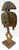 Antique Bakota Reliquary Kota Mask Figure Sculpture From the Tribe in Gabon For Sale - Image 10 of 18