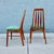 Vintage Danish Modern Slat Back "Eva" Dining Chairs in Teak Attributed to Niels Koefoed For Sale - Image 9 of 11