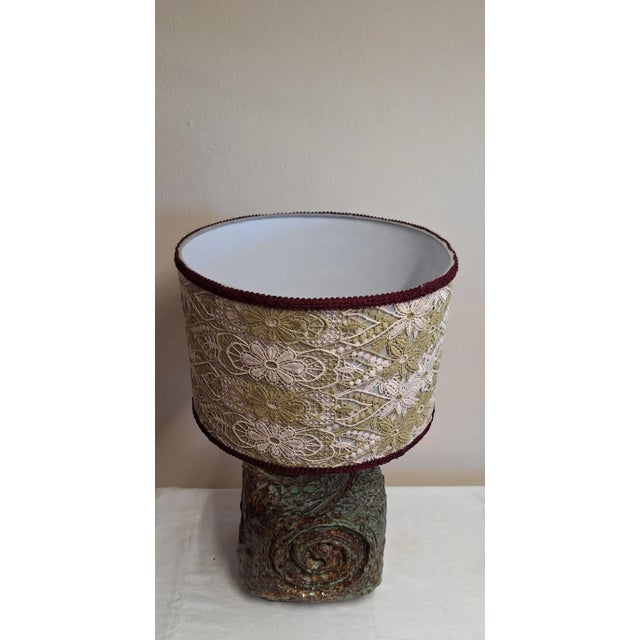Textile Vintage Table Lamp from Lamplove, 1970s For Sale - Image 7 of 8