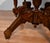 1880s Antique Victorian Renaissance Revival Walnut & Marble Top Center Table For Sale - Image 9 of 18