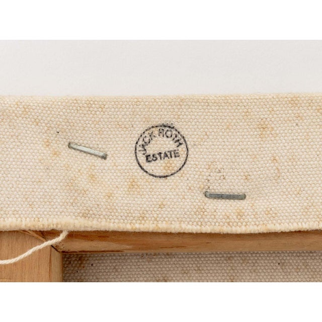 Late 20th Century Jack Roth Untitled Acrylic on Canvas For Sale - Image 5 of 5