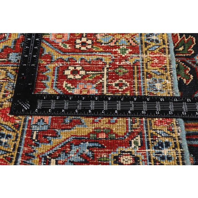Textile Late 19th Century Persian Heriz Rug, 06'05 X 09'07 For Sale - Image 7 of 10