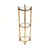 Vintage French Brass and Glass 3-Tier Side Table, 1960s For Sale - Image 4 of 8