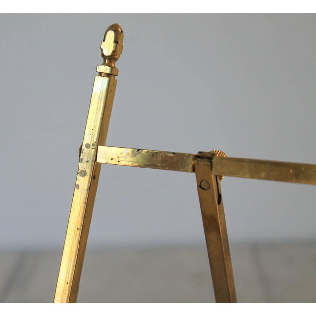 Pair of Vintage Brass Easels Chairish