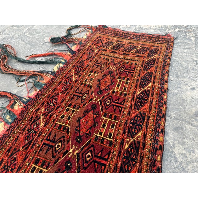 Tribal Antique Turkmen Wall Hanging Jalar Rug For Sale - Image 3 of 5