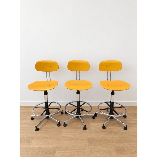 Vintage Bauhaus Work Stool, 1970s For Sale - Image 6 of 10
